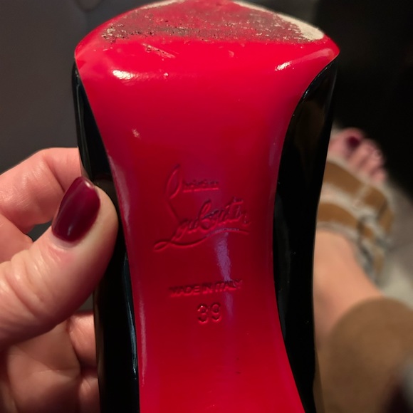 Size 39 black patent leather Christian Louboutin Pigalle - Picture 7 of 8